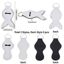 Sublimation Blank MDF Hand Sanitizer Keychain Holders&nbsp;KEYC-GF0001-04
