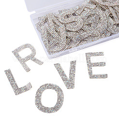 Glitter Hotfix Rhinestone Iron on Patches&nbsp;DIY-CD0001-10E