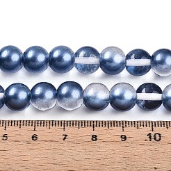 Baking Paint Transparent Glass Beads&nbsp;X1-DGLA-N011-10mm-08