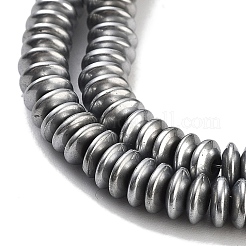 Electroplated Synthetic Non-magnetic Hematite Beads Strands&nbsp;G-P545-A01-01B
