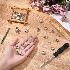 20 Bags Alloy Studs Rivets&nbsp;FIND-CL0002-03P