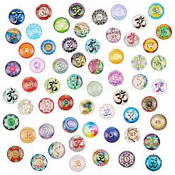 Glass Cabochons&nbsp;GGLA-R040-25mm-03
