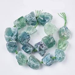 Natural Fluorite Beads Strands&nbsp;G-R421-12