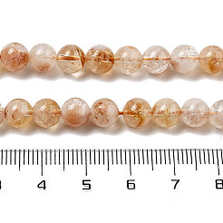 Heated Natural Citrine Beads Strands&nbsp;X-G-NH0010-04