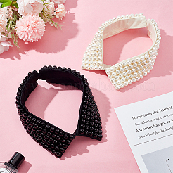 2Pcs 2 Colors Detachable Cloth Lady's Collars&nbsp;DIY-AN0001-16