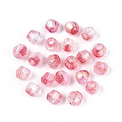 Transparent Spray Painted Glass Beads&nbsp;EGLA-N018-4mm-07