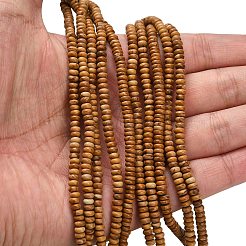 Natural Wood Lace Stone Wooden Jasper Beads Strands&nbsp;G-L635-A19-4x2mm