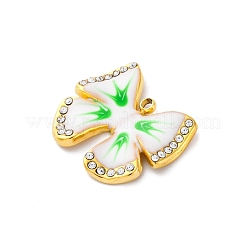 304 Stainless Steel Enamel Pendants&nbsp;STAS-S163-02B-G