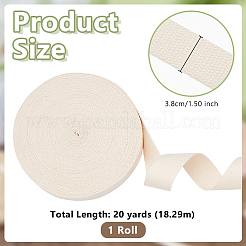 Polycotton Ribbons&nbsp;SRIB-WH0011-431B