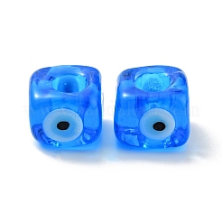 Handmade Evil Eye Lampwork European Beads&nbsp;LAMP-G143-06A