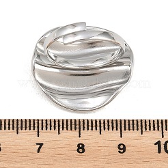 304 Stainless Steel Cuff Open Rings&nbsp;RJEW-F202-02F-GP