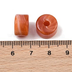 Two-Color Opaque Acrylic Imitation Gemstone Beads&nbsp;AC-CBA3EFE-02J