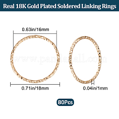 Brass Linking Rings&nbsp;KK-BBC0024-94A