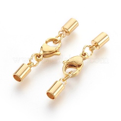 304 Stainless Steel Lobster Claw Clasps&nbsp;X-STAS-L215-08A
