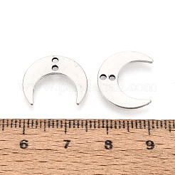 Alloy Crescent Moon Connector Charms&nbsp;PALLOY-T093-38P
