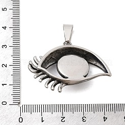 304 Stainless Steel Rhinestone Pendants&nbsp;STAS-A130-03AS