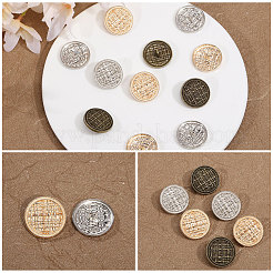 30Pcs 3 Style Zinc Alloy Shank Buttons&nbsp;FIND-CA0008-90