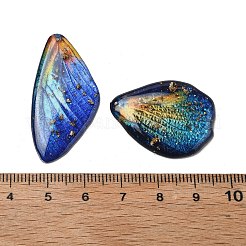 4Pcs Transparent Epoxy Resin Butterfly Wings Pendants&nbsp;RESI-C057-05D
