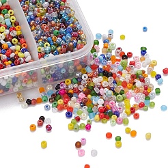 6300Pcs 5 Styles Glass Seed Beads&nbsp;SEED-YW0001-18