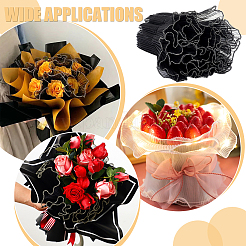 Pleated Gauze Yarn Flower Bouquets Wrapping Packaging&nbsp;DIY-WH0502-63