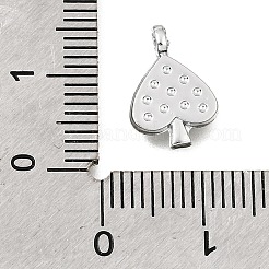 UV Plating Alloy Crystal Rhinestone Pendants&nbsp;RB-CBAD37D-04P