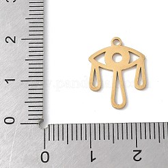 201 Stainless Steel Filigree Pendants&nbsp;STAS-K298-13G
