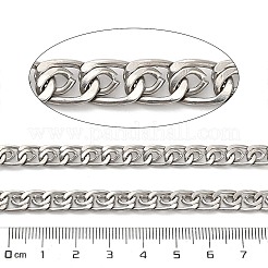 304 Stainless Steel Curb Chains&nbsp;CHS-A016-44P-A