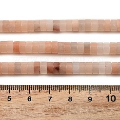 Natural Peach Moonstone Beads Strands&nbsp;G-M420-A07-01