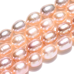 Natural Cultured Freshwater Pearl Beads Strands&nbsp;PEAR-N012-05S