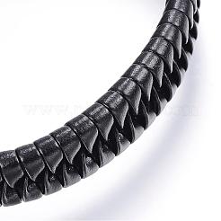 Adjustable PU Leather Cord Bracelets&nbsp;BJEW-P099-03B