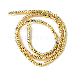Electroplated Synthetic Non-Magnetic Hematite Beads Strands&nbsp;G-H020-D01-03
