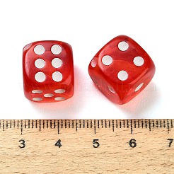 Spray Printed Transparent Acrylic Beads&nbsp;AC-CBA40CF-01F