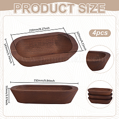 Wood Candle Holder&nbsp;AJEW-WH0796-02