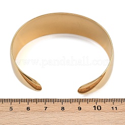 304 Stainless Steel Cuff Bangles&nbsp;BJEW-L709-02G