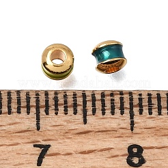 Brass Enamel Beads&nbsp;KK-G605-03G