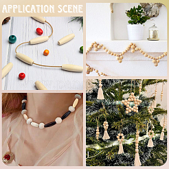 300Pcs 3 Style Natural Unfinished Wood Beads&nbsp;WOOD-SP0001-53