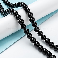 Natural Black Onyx Beads Strands&nbsp;G-Z024-02A