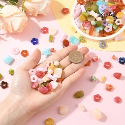 178Pcs Opaque & Transparent Acrylic Beads&nbsp;MACR-YW0004-44
