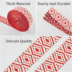 5 Yards Ethnic Style Polyester-cotton Ribbon&nbsp;DIY-CY0001-76B