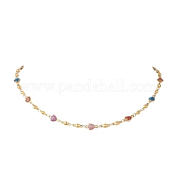 304 Stainless Steel Enamel Chain Necklace & Bracelet Sets&nbsp;SJEW-JS01378