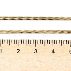 Ion Plating(IP) 304 Stainless Steel Snake Chains Necklaces&nbsp;X-NJEW-O058-25G