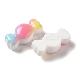 Gradient Color Opaque Resin Decoden Cabochons&nbsp;CRES-Z006-03
