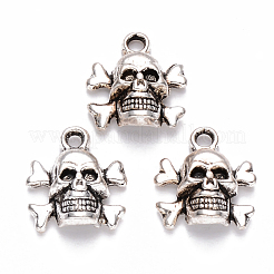Tibetan Style Alloy Charms&nbsp;X-TIBEP-S319-063AS-RS