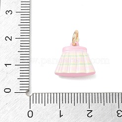Brass Enamel Pendants&nbsp;KK-CBA1122-01G-04
