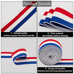 4.7 Yards Flat Nylon Striped Elastic Band&nbsp;OCOR-GF0003-84C