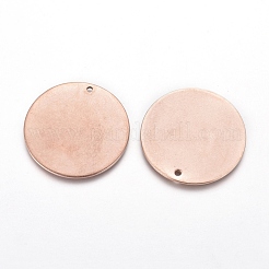 Ion Plating(IP) 304 Stainless Steel Pendants&nbsp;X-EJEW-L238-01B-RG