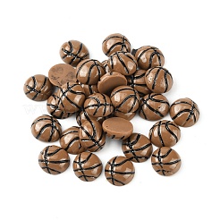 Sport Ball Theme Opaque Resin Cabochons&nbsp;RESI-WH0021-52A