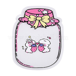 Cartoon Rabbit and Dog Bottle Shaped Transparent Plastic Packaging Resealable Bags&nbsp;OPP-N003-01B