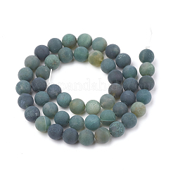 Natural Moss Agate Beads Strands&nbsp;X-G-T106-018