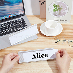 L-shaped Aluminum Alloy Name Brand Holders&nbsp;AJEW-WH0009-89
